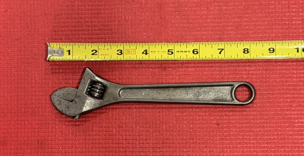 Vintage UTICA Tools 91-8  8" adjustable wrench Made in USA
