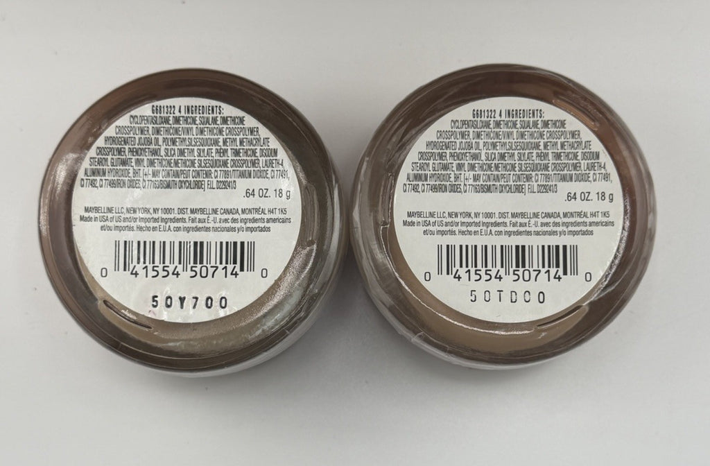 Lot of 2 Maybelline Dream Matte Mousse Foundation SANDY BEIGE MEDIUM 1 NEW .64oz