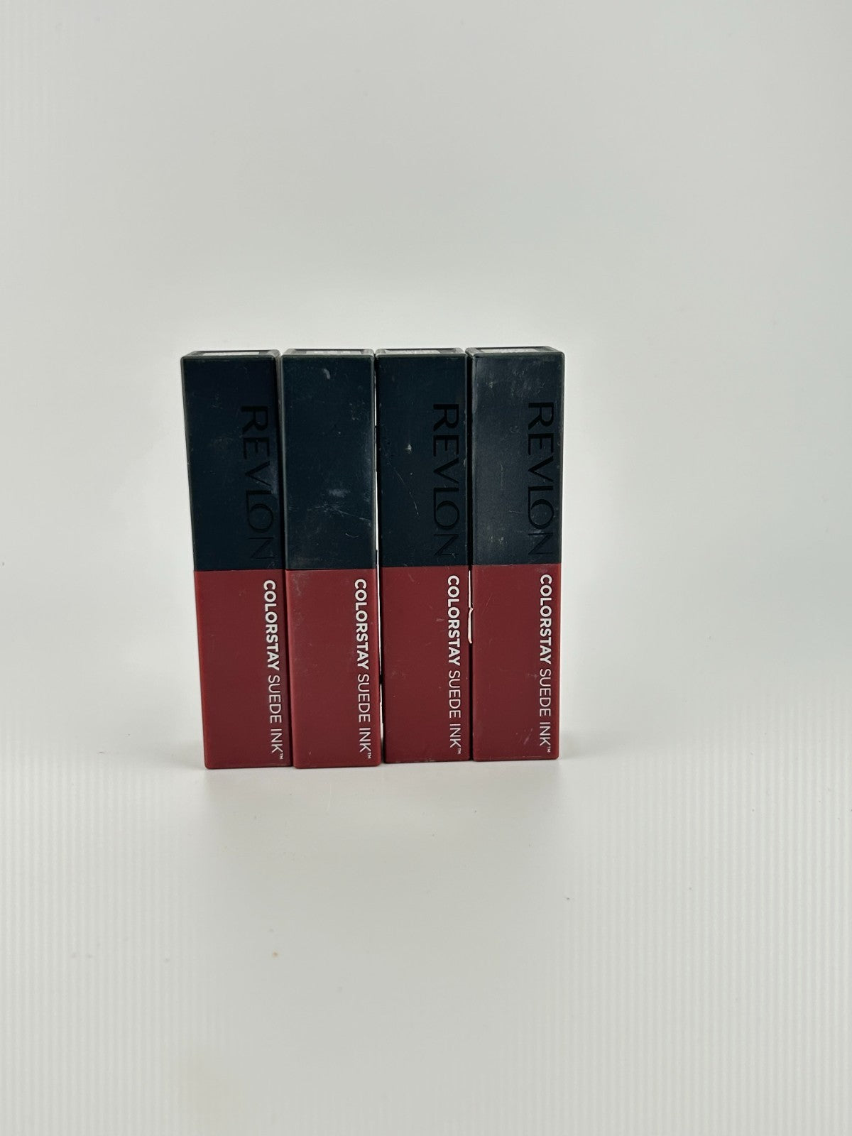 Lot of 4 Revlon ColorStay Suede Ink Lightweight Matte Lipstick #019 In The Zoom