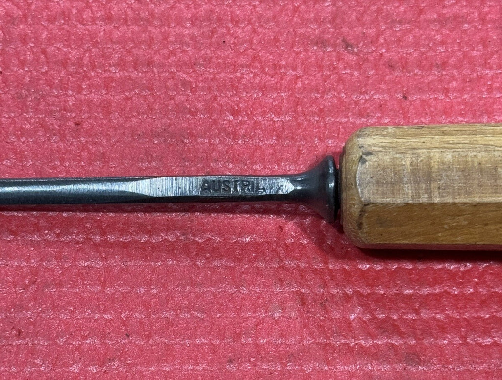 Stubai Wood Carving Chisel #4  Austria 9" Long Very Rare