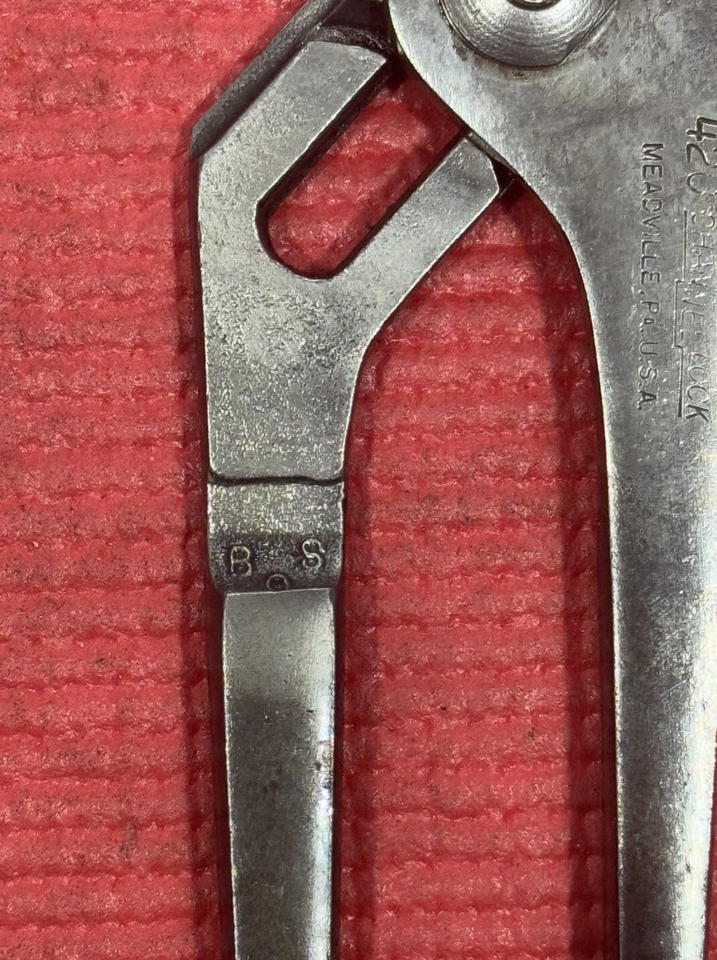 Vintage Channellock 420 10" Slip Joint Tongue & Groove Pliers Meadville PA USA