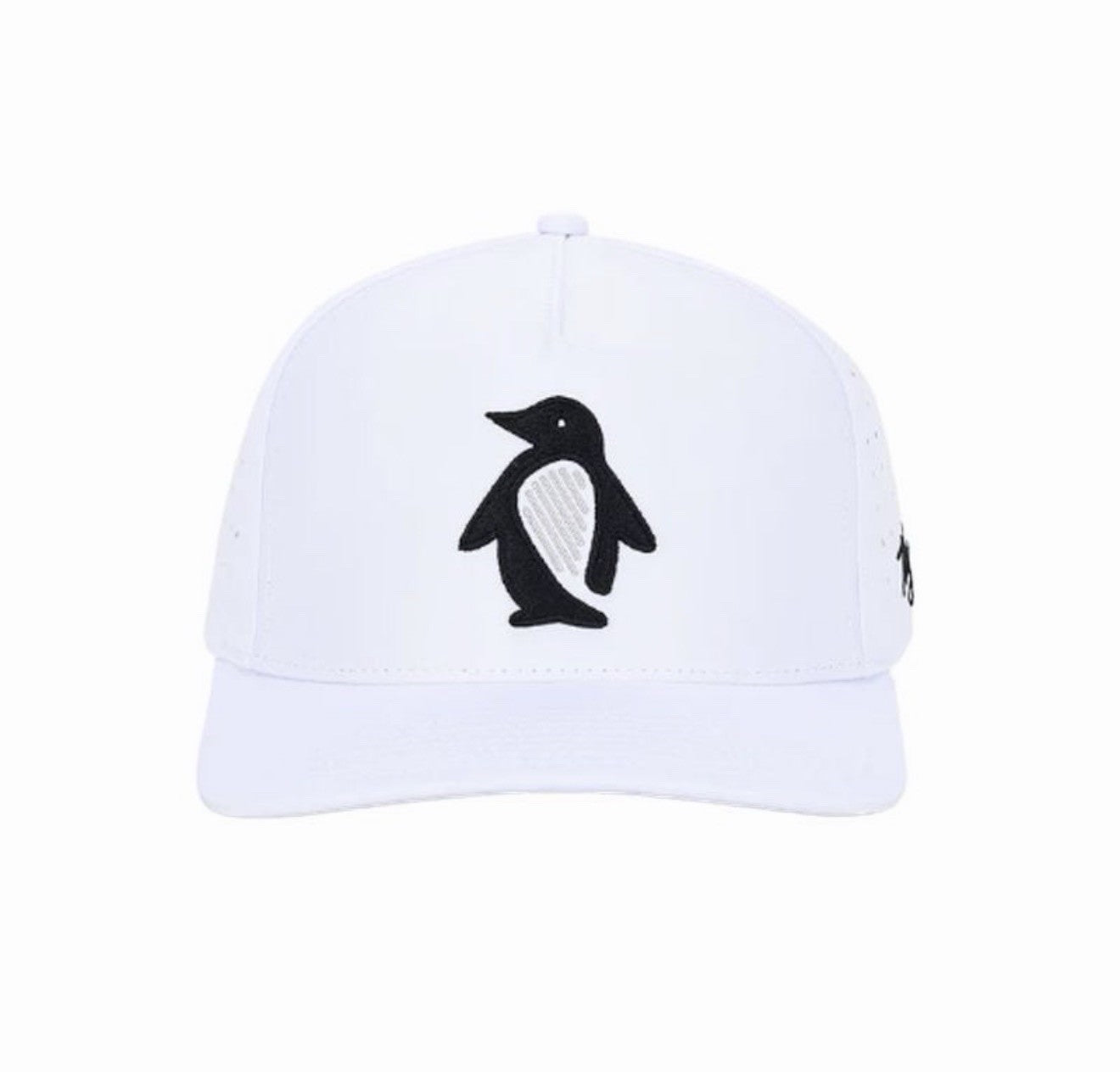 NWT Waggle Penguin Golf Hat White Adjustable Performance Snapback Baseball Cap
