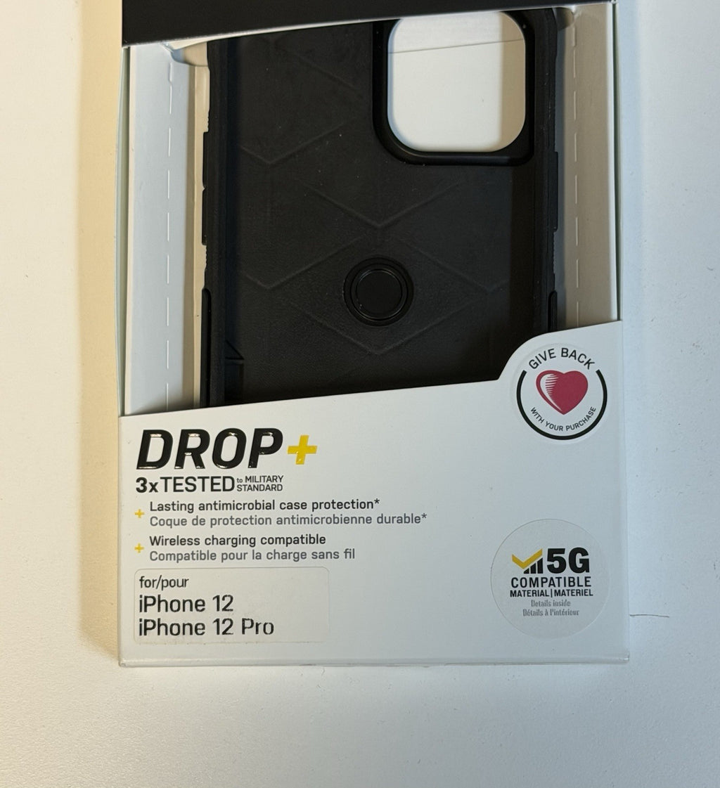 OTTERBOX Commuter Series Drop+ Case for Apple iPhone 12 | iPhone 12 Pro | Black