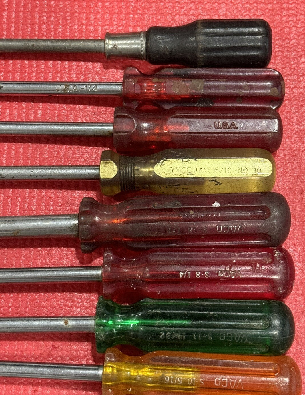 Stanley,Vaco,Craftsman,Doit & More 18 Pc Nut Driver Screwdriver Set ALL USA Lot