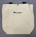 NWT Champion Logo Tote Shoulder Bag Women's White Purse Gym Travel Zip Pocket