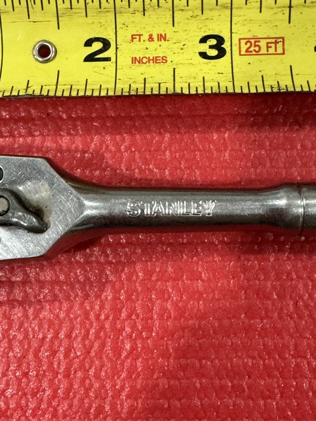 Stanley Tools Cr-V 91-928, 1/4" Drive Quick Release Ratchet