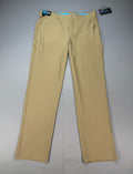 Birdie Bound Golf Chino Pants Men's 32x30 Khaki Flat Front Stretch Performance