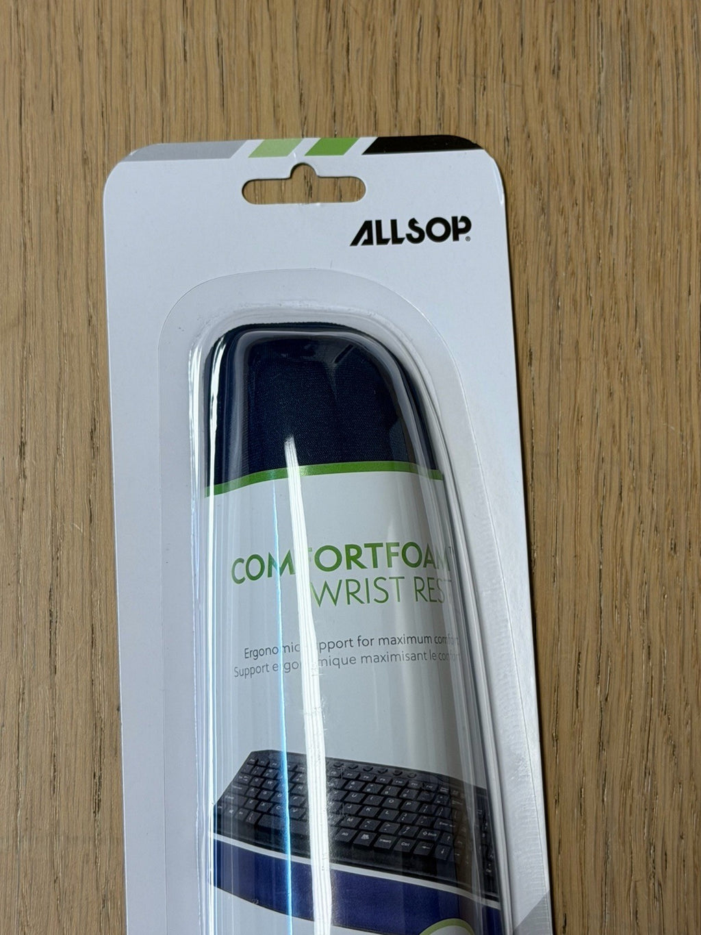 ALLSOP COMFORT MEMORY FOAM Keyboard Wrist Rest - Blue New Sealed