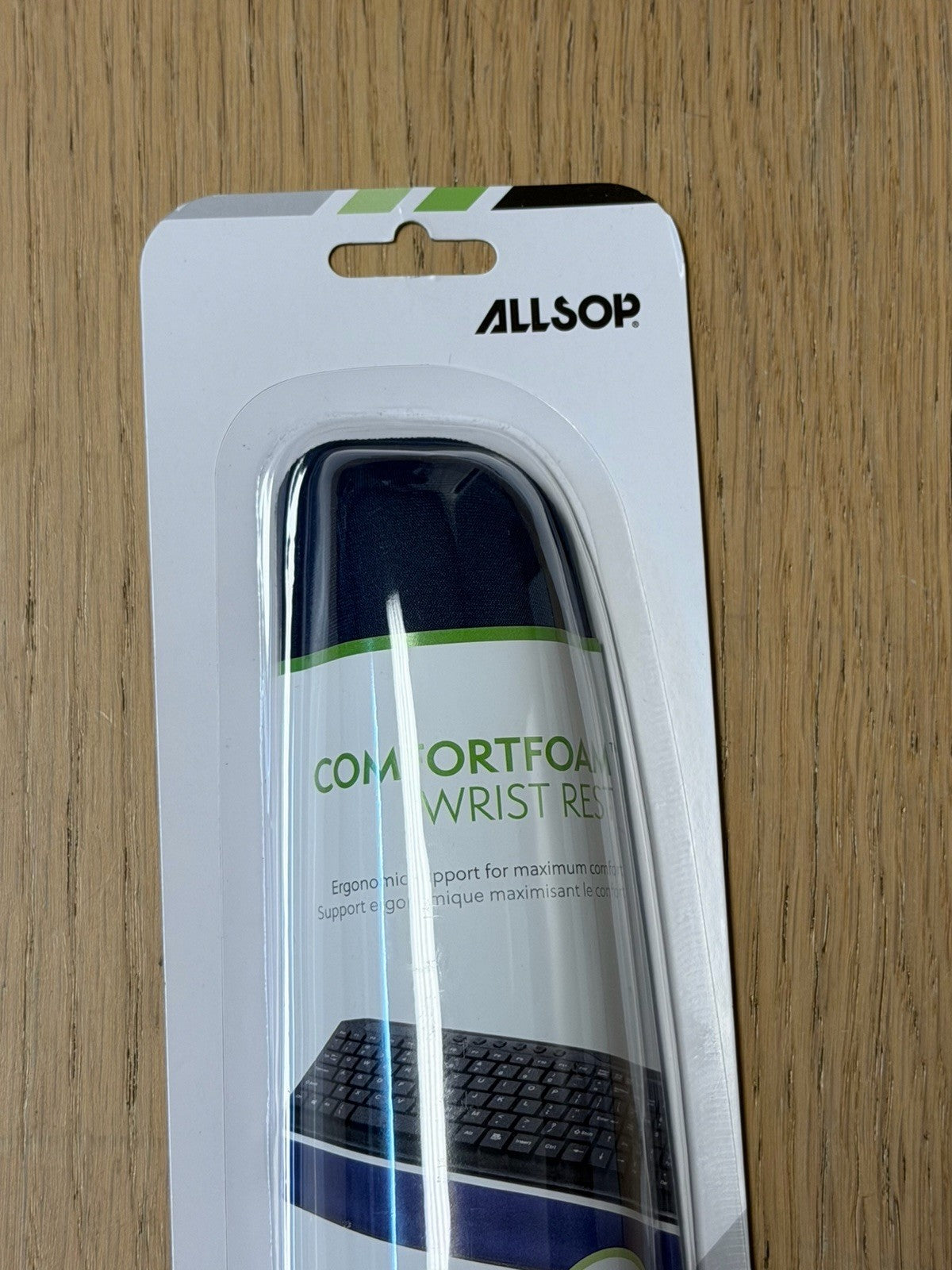 ALLSOP COMFORT MEMORY FOAM Keyboard Wrist Rest - Blue New Sealed