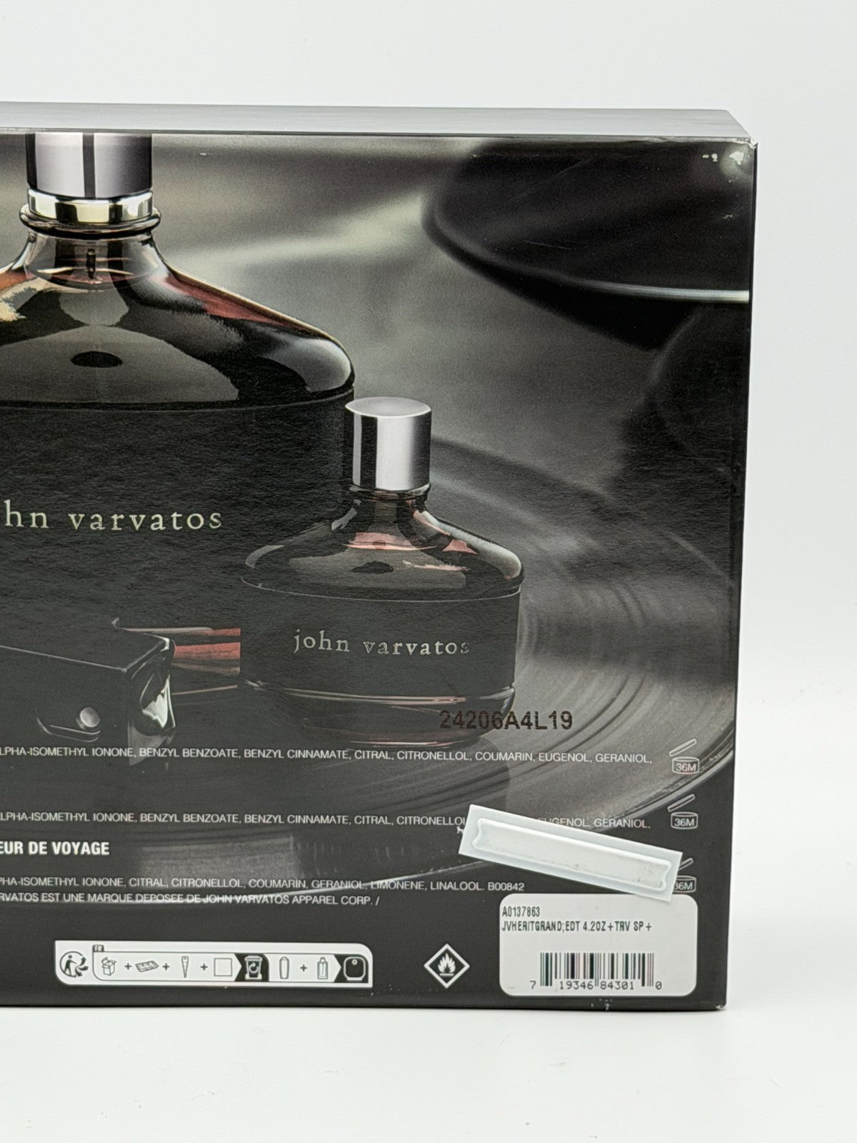 John Varvatos XX 3 Piece Gift Set Men's EDT Fragrance Spray - 4.2 Oz & 0.57 Oz