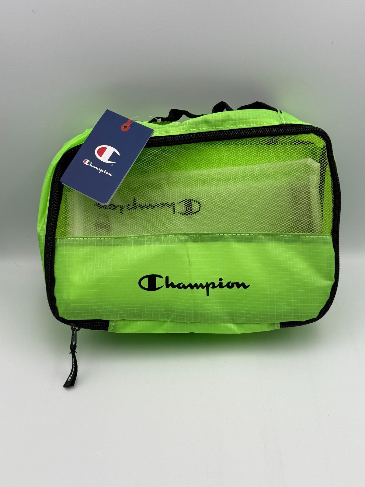 NWT Champion 6-Piece Packing Cube Set Travel Luggage Organizer Pouch Neon Green