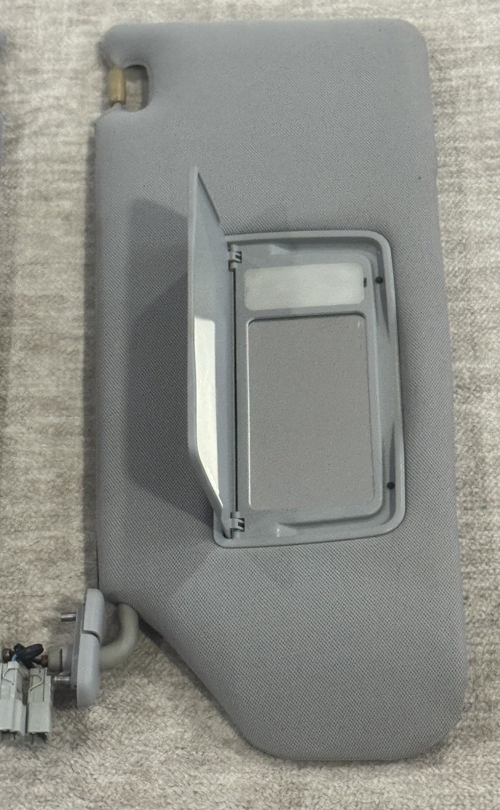 2005-2010 HONDA ODYSSEY SUN VISORS SUNVISORS PAIR SET RH LH ILLUMINATED GRAY OEM