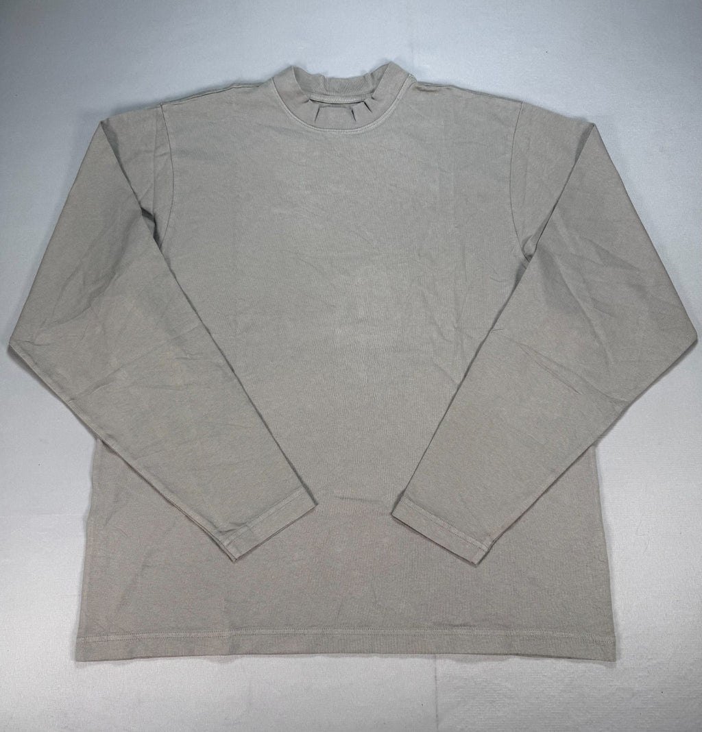 Yeezy YZY Gap Long Sleeve Shirt Men's Medium Gray Crew Neck Streetwear Modern