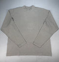 Yeezy YZY Gap Long Sleeve Shirt Men's Medium Gray Crew Neck Streetwear Modern