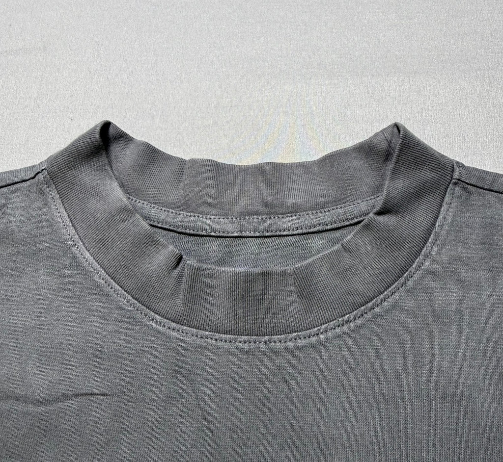 Yeezy YZY Gap Long Sleeve Shirt Men's Large Gray Crew Neck Streetwear Modern