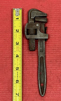 Vintage Steel 8" Pipe Adjustable Wrench Pipe Wrench