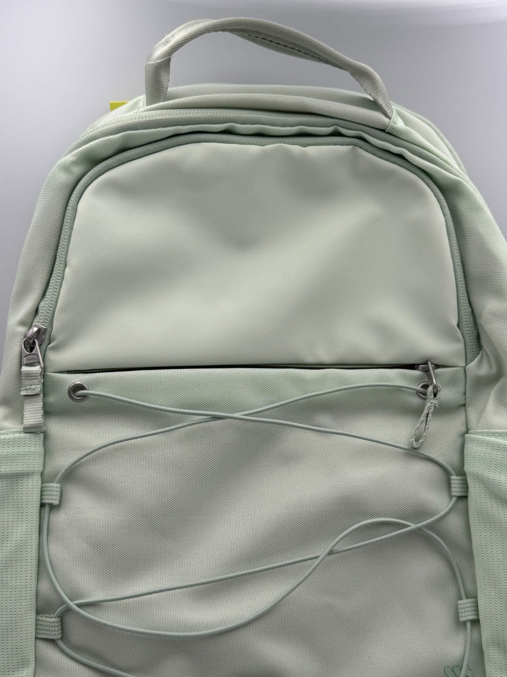 All In Motion Sporty 19" Backpack Mint Green Bungee Cord Laptop School Book bag