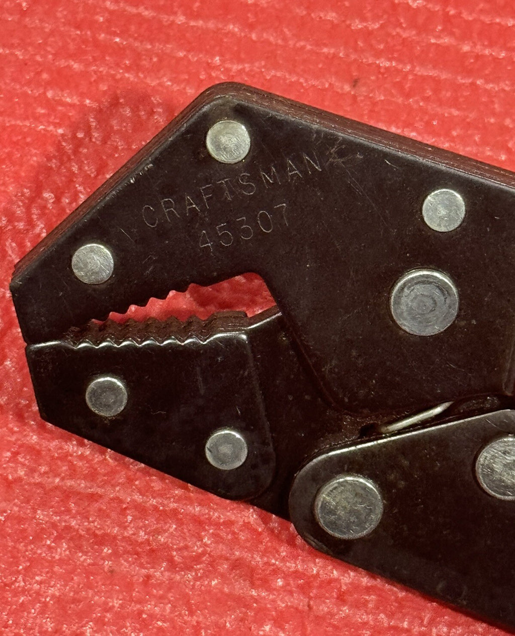 Vintage Craftsman 45307 Professional Auto Lock Pliers Made in USA Nice!!