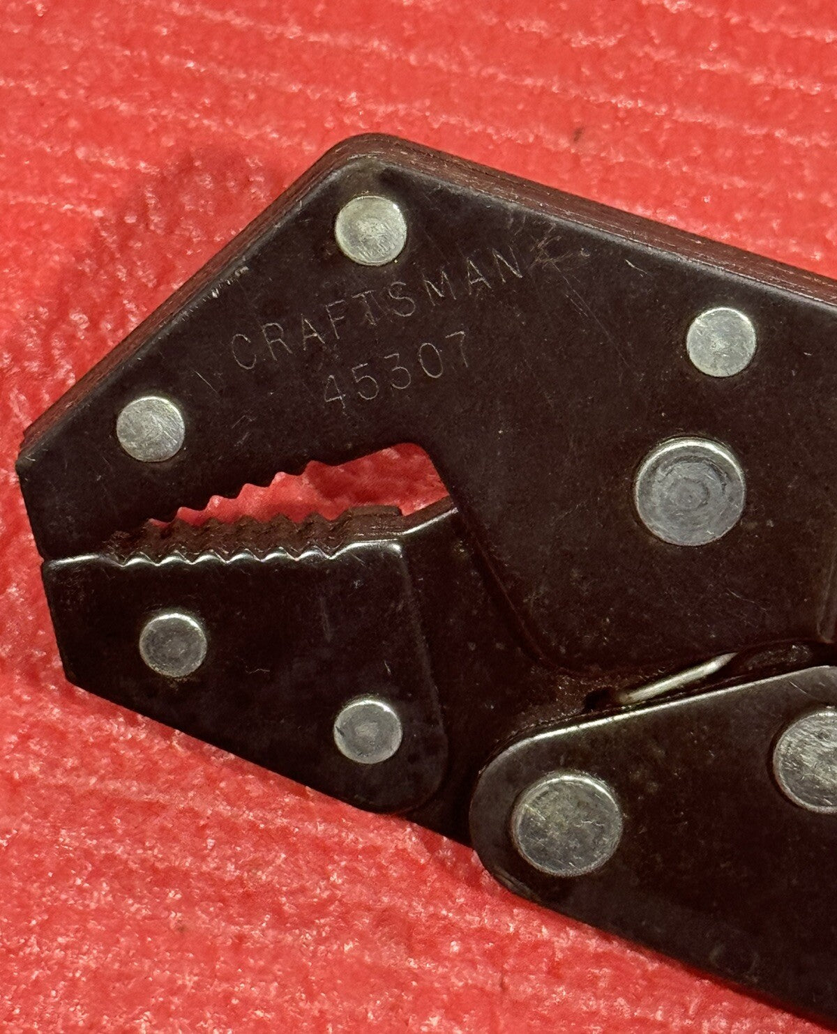 Vintage Craftsman 45307 Professional Auto Lock Pliers Made in USA Nice!!