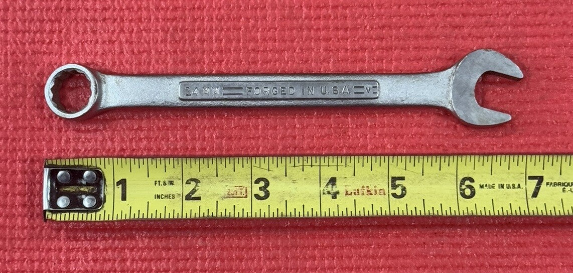 Vintage Craftsman V Series 14MM Combination Wrench 12 Pt Metric Made in USA Nice