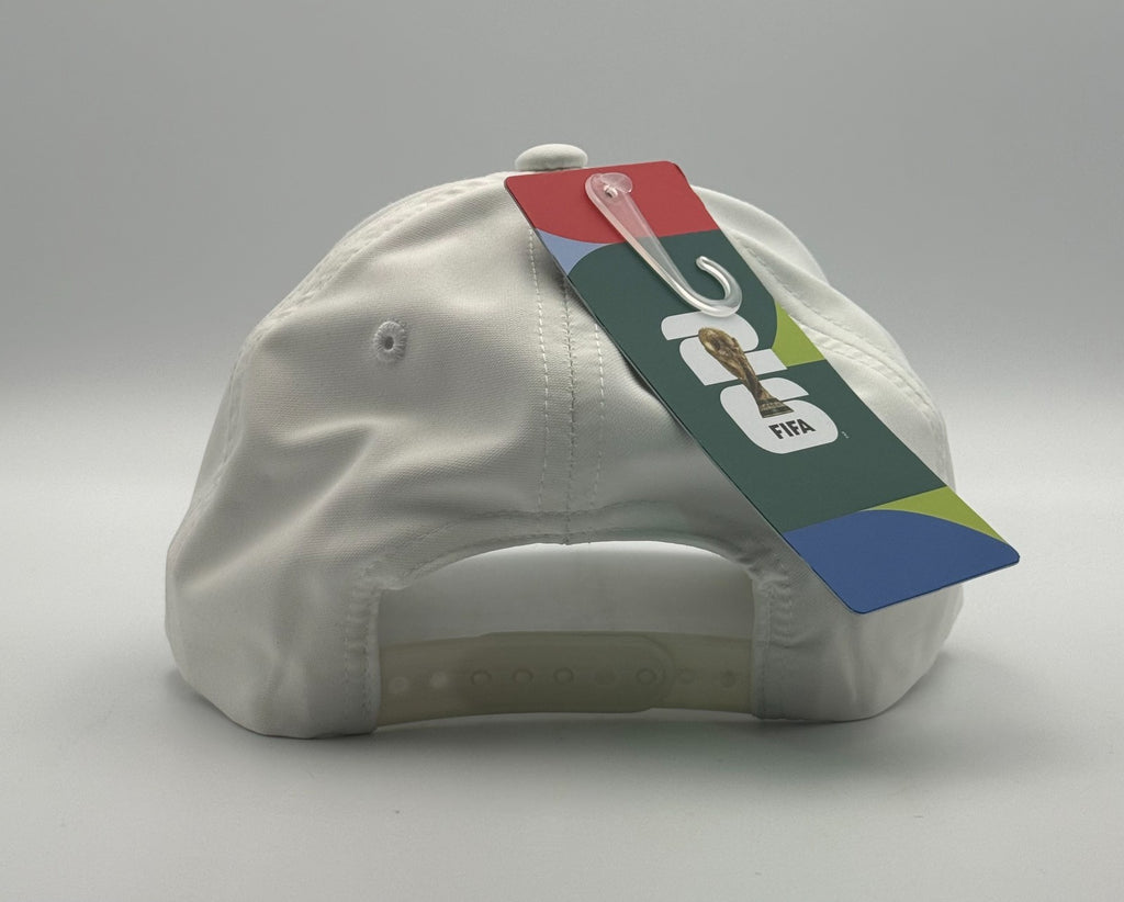 Licensed FIFA World Cup 2026 Soccer Hat Men White Sports Flex Fit Cap New