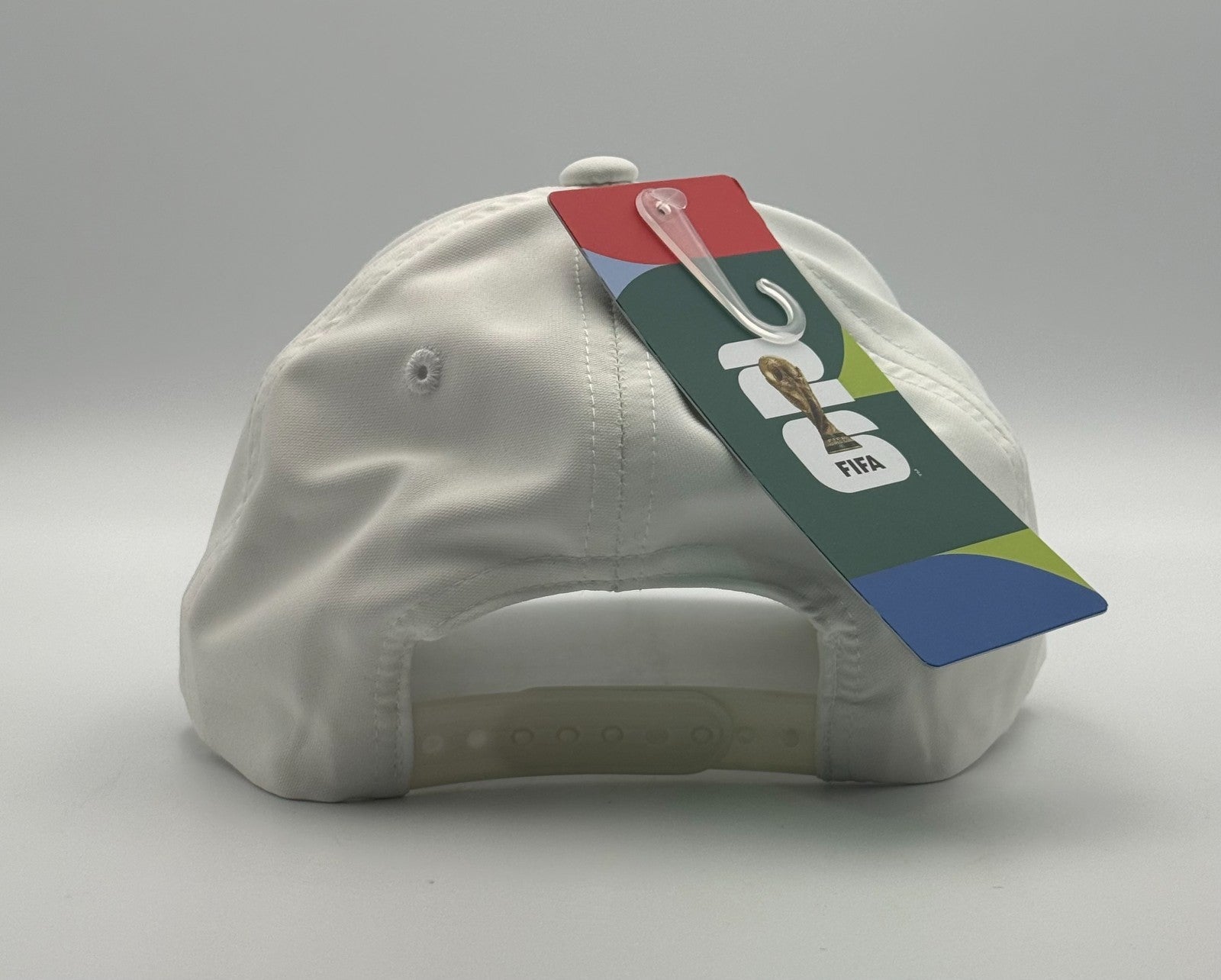 Licensed FIFA World Cup 2026 Soccer Hat Men White Sports Flex Fit Cap New