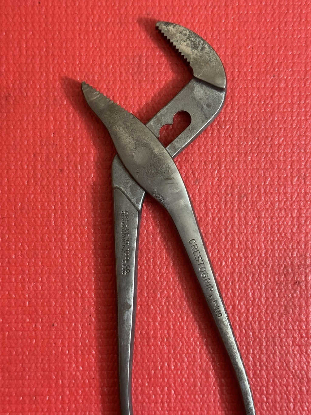 CRESCENT TOOL CRESTOGRIP P-210 Pliers Water Pump Tongue & Groove JAMESTOWN USA