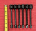 Vintage SEARS 6pc Set 1/2"Drive 6” Torque Limiting Extension -Made In Italy Rare