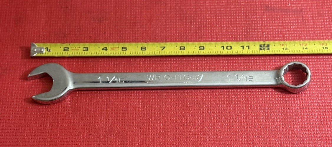 Wright Grip 1234 , 1-1/16" Combination Wrench Made In USA Excellent