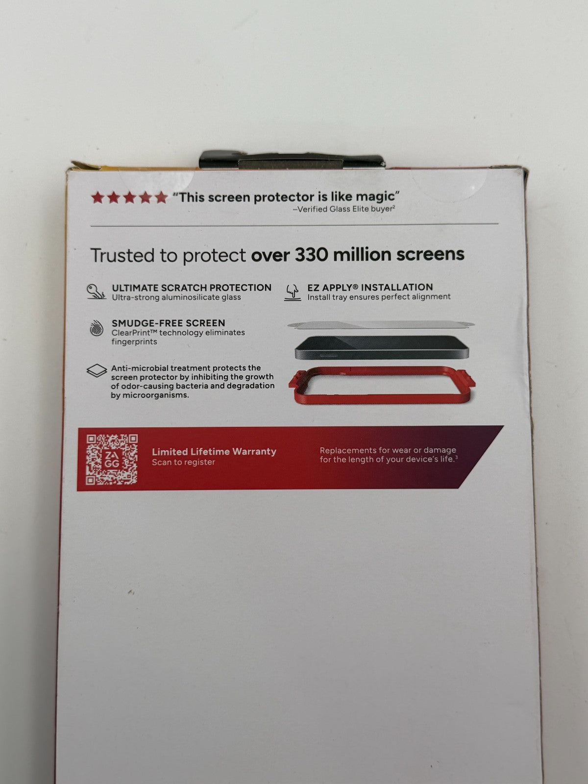 ZAGG Invisible Shield Glass Elite Privacy Screen Protector For iPhone 15 Plus