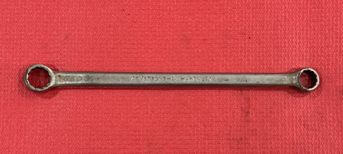 Vintage Armstrong Tools No.7027 Armaloy 19/32” X 11/16” Double Box Wrench USA