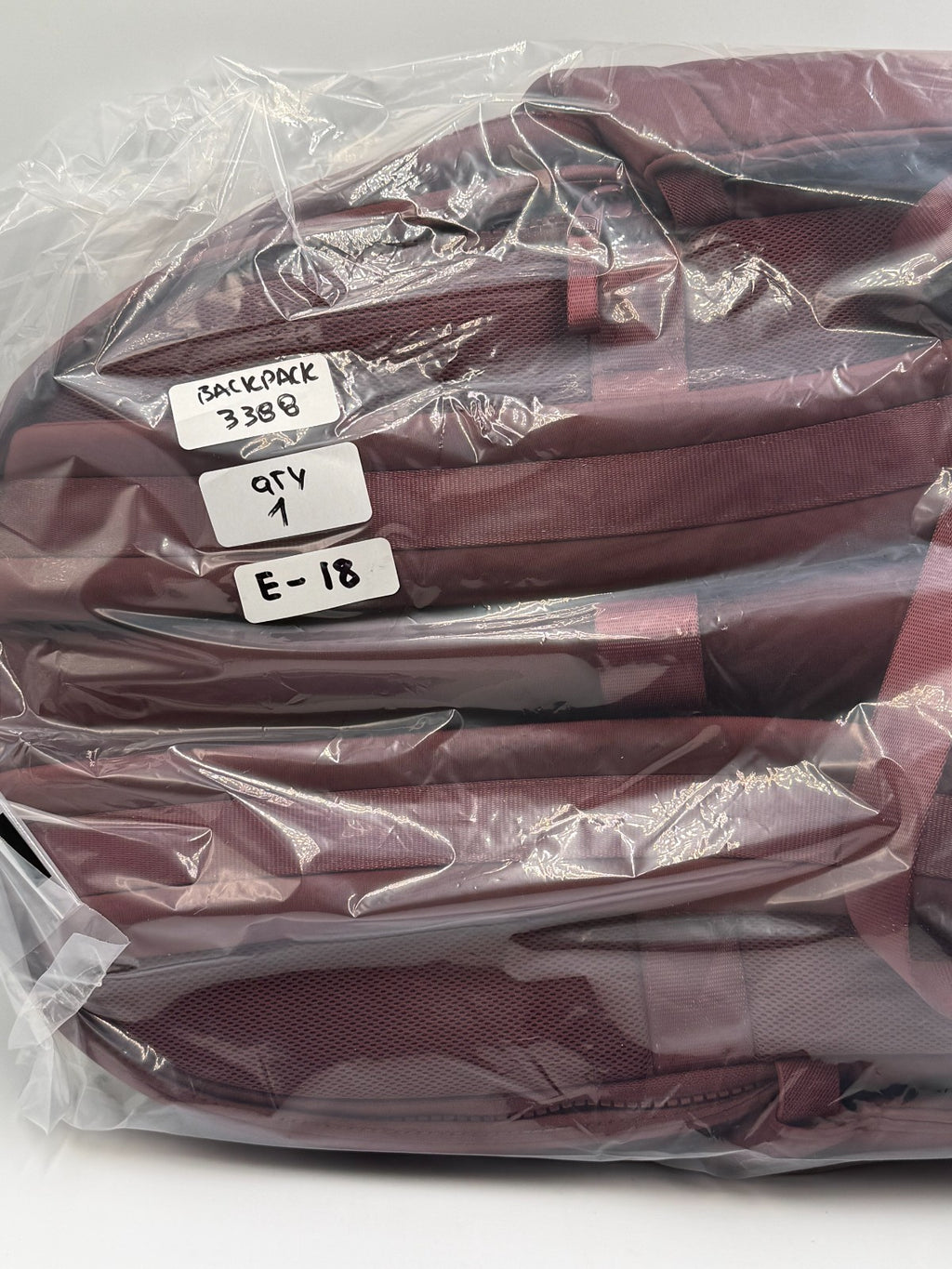 NWT All In Motion 14L Faux Neoprene Backpack Burgundy Maroon Mini School Bag