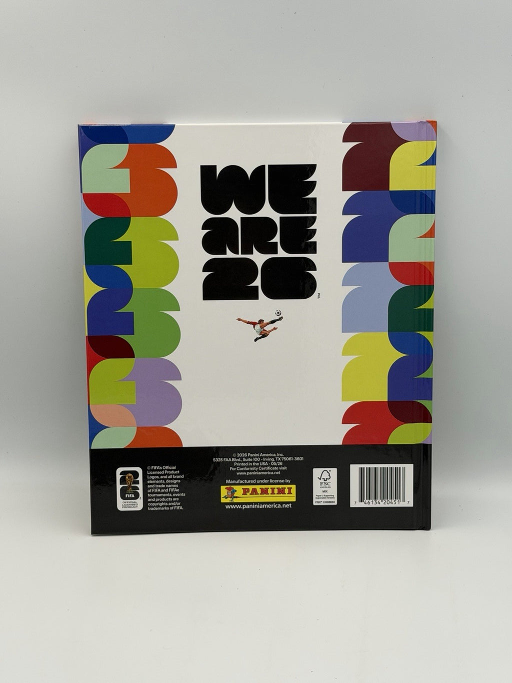 2026 FIFA World Cup Panini Official Sticker Hard Cover Album New USA Edition