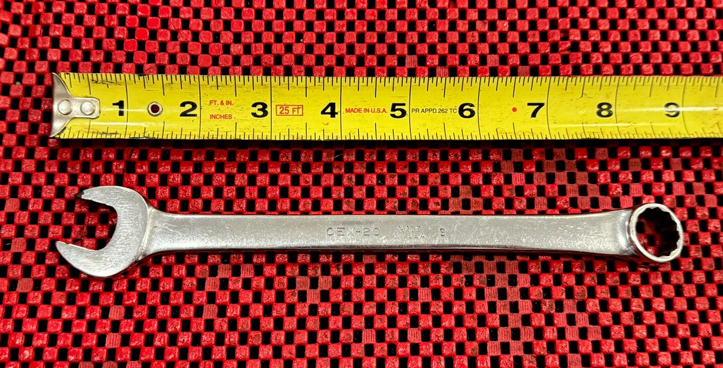 Snap-On Tools OEX20, 5/8, 12 Point Combination Wrench Made In USA N2