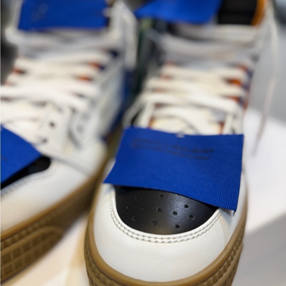 Off-White 3.0 Off-Court Sneakers in Blue and White NEW