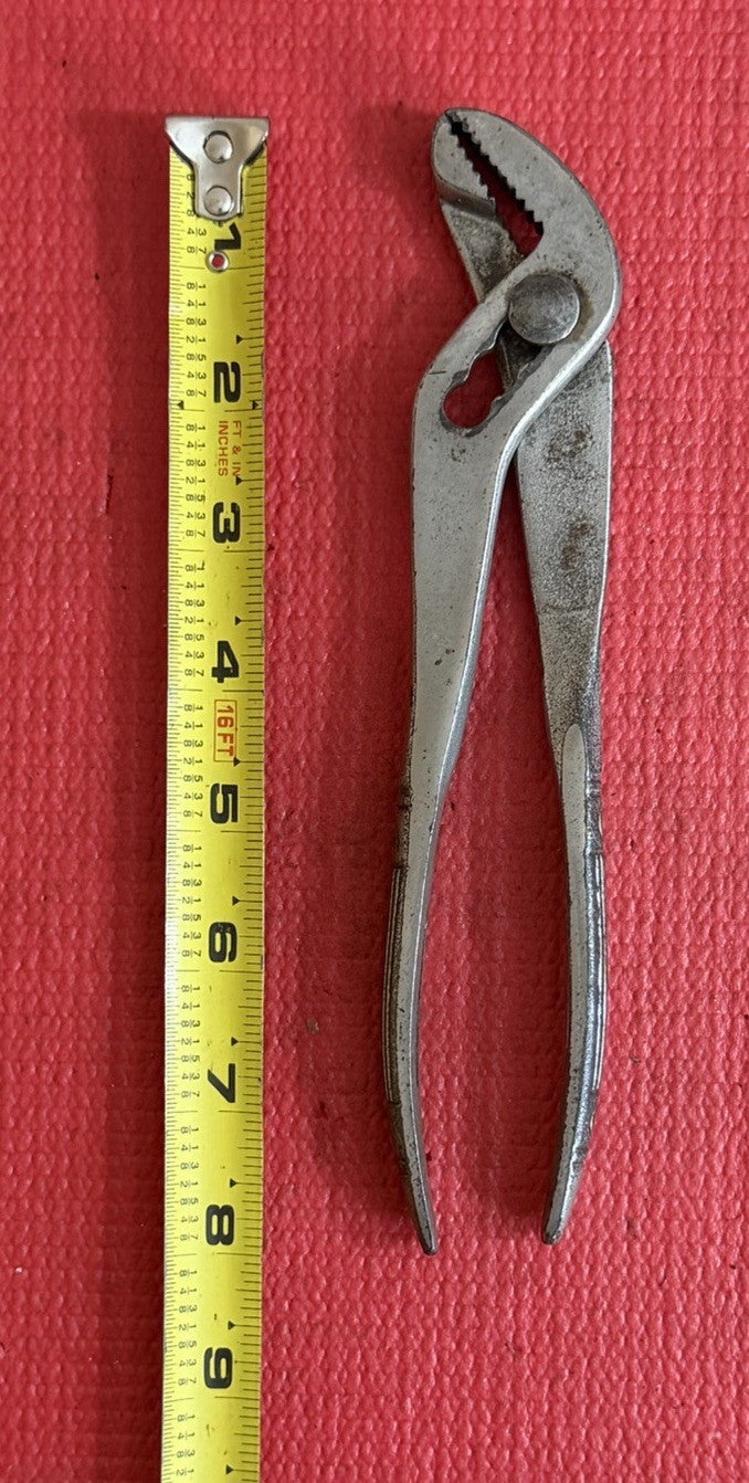 Vintage WESTCRAFT 8" Slip Joint Adjustable Pliers Rare Handles- Made In USA