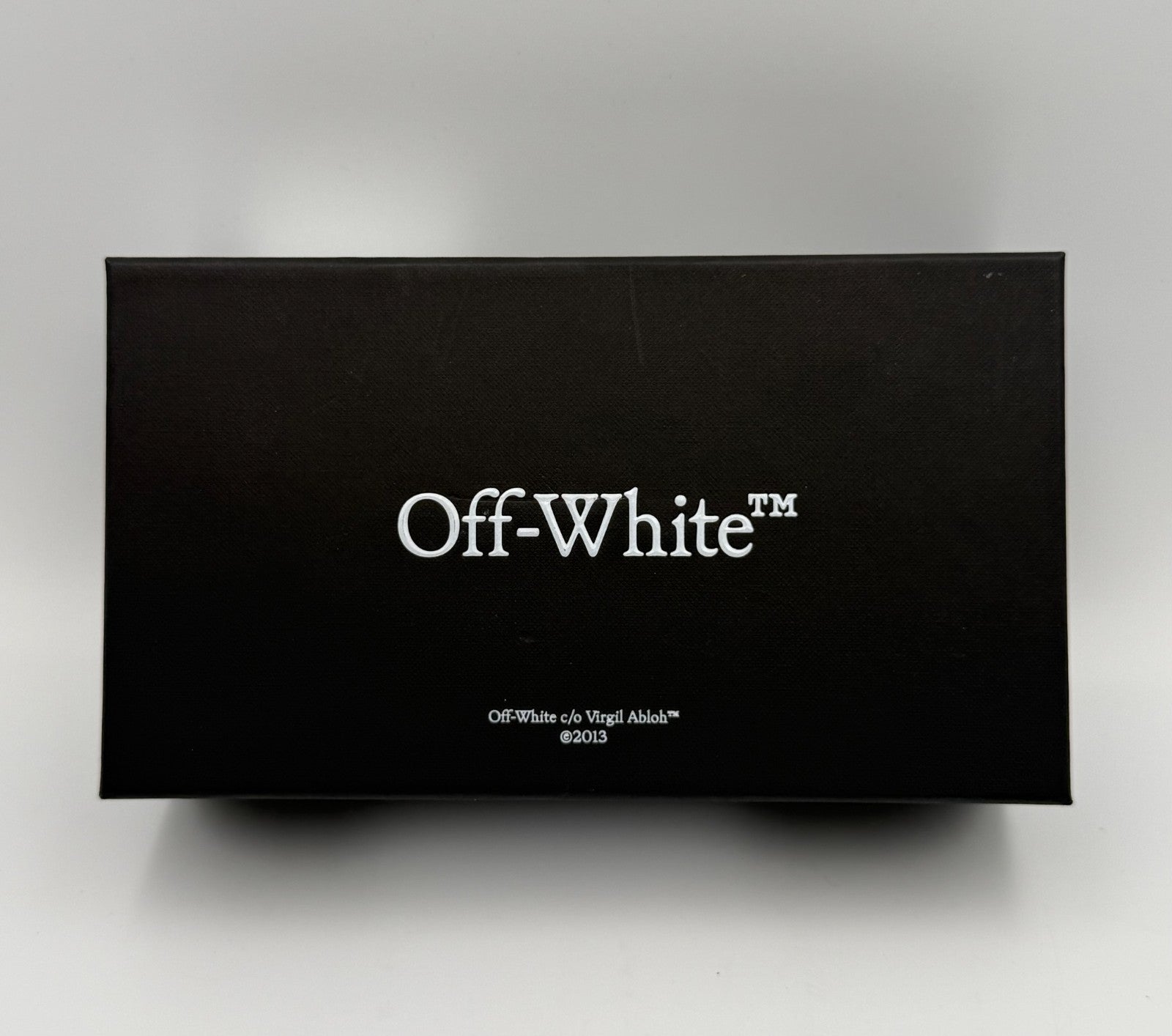 New Off-White Stratford Havana Square Sunglasses Men's Tortoise Shell Green Lens