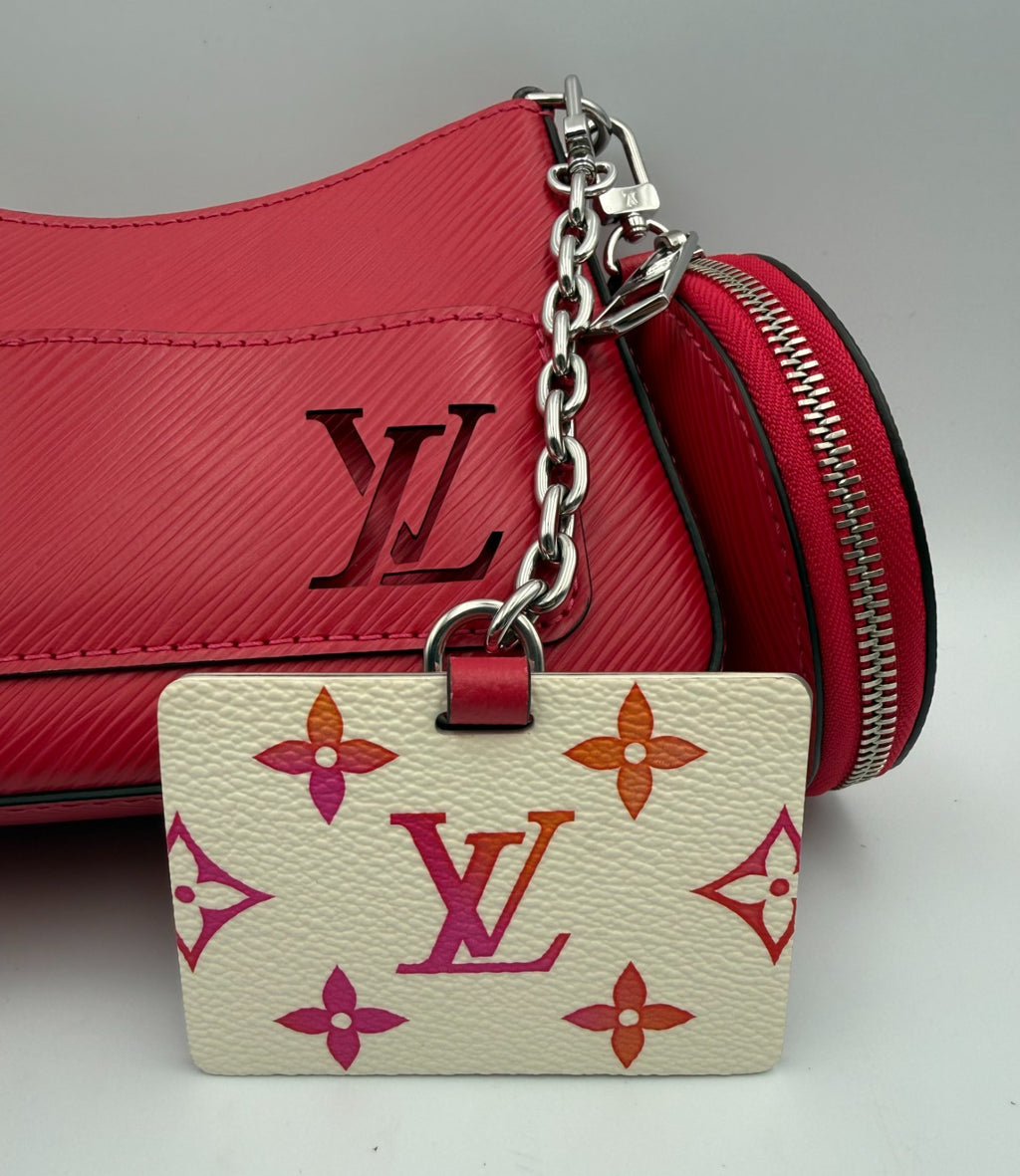NEW Louis Vuitton Marellini Shoulder Bag Women's Miami Red Epi Leather Fashion