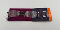 ICU Eyewear Women Reading Glasses +1.50 Magnification Black Purple Floral Frame