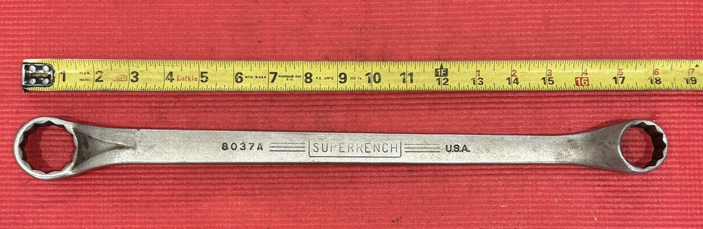 Williams SUPERRENCH 1-5/16" x 1-1/8" 8037A Offset Box Wrench Made In USA