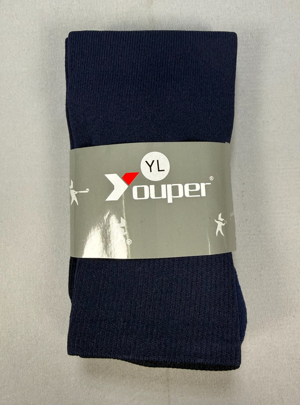 NEW Youper Youth Large YL Navy Blue Over Calf Long Baseball Softball Socks