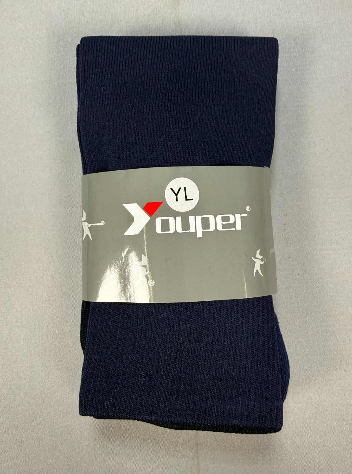 NEW Youper Youth Large YL Navy Blue Over Calf Long Baseball Softball Socks