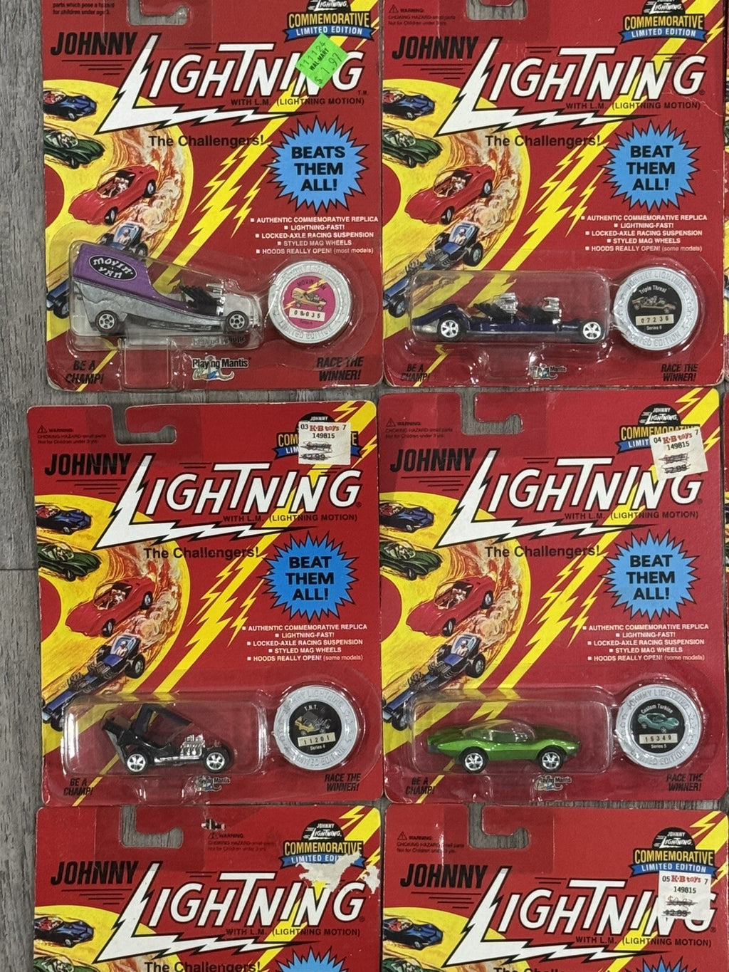 Johnny Lightning Commemorative Series NEW 1994 1995 -SET of 19Pc Limited Edition