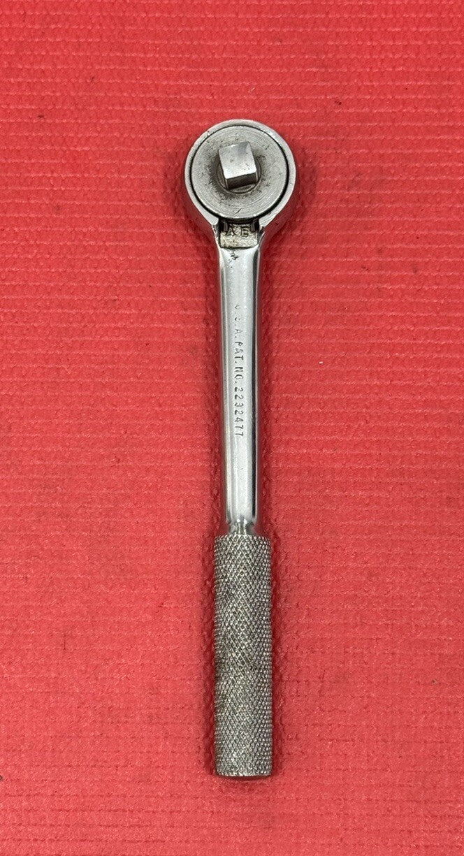 Vintage S-K Wayne 45170 3/8" Drive Ratchet Knurled Handle Made In USA