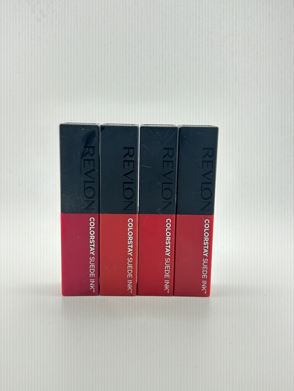 Lot of 4 Revlon ColorStay Suede Ink Lightweight Matte Lipstick with Vitamin E