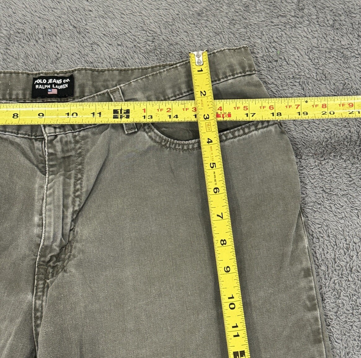 Polo Ralph Lauren Womens Size 12 X 31 Saturday Jean Gray Jeans RN67437