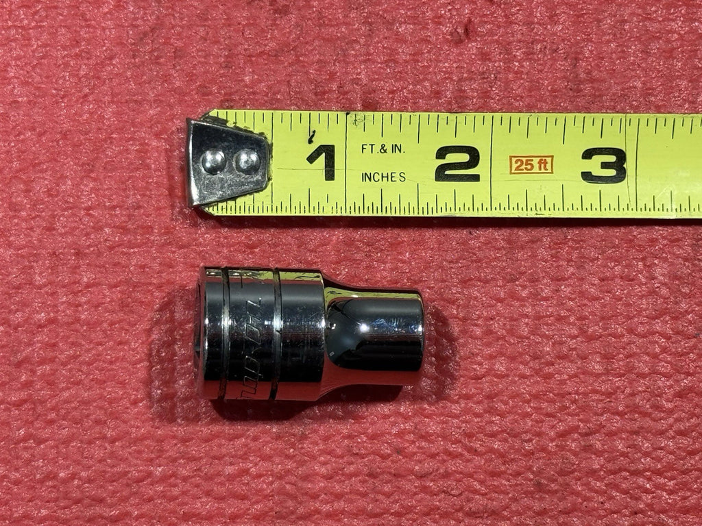 Snap-on Tools TW141A, 7/16" SAE, 1/2" Drive, 6 Point Chrome Socket Made in USA