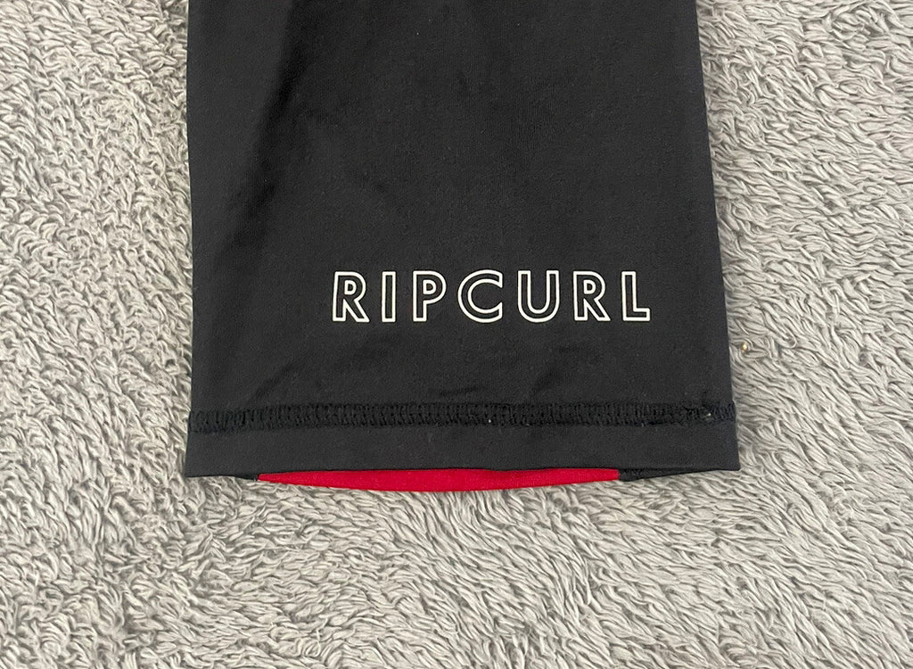 Ripcurl Surfing Surf Wear Black, Grey, & Red Size Large T-Shirt dry-fit