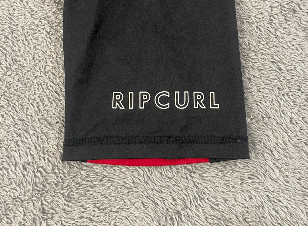 Ripcurl Surfing Surf Wear Black, Grey, & Red Size Large T-Shirt dry-fit