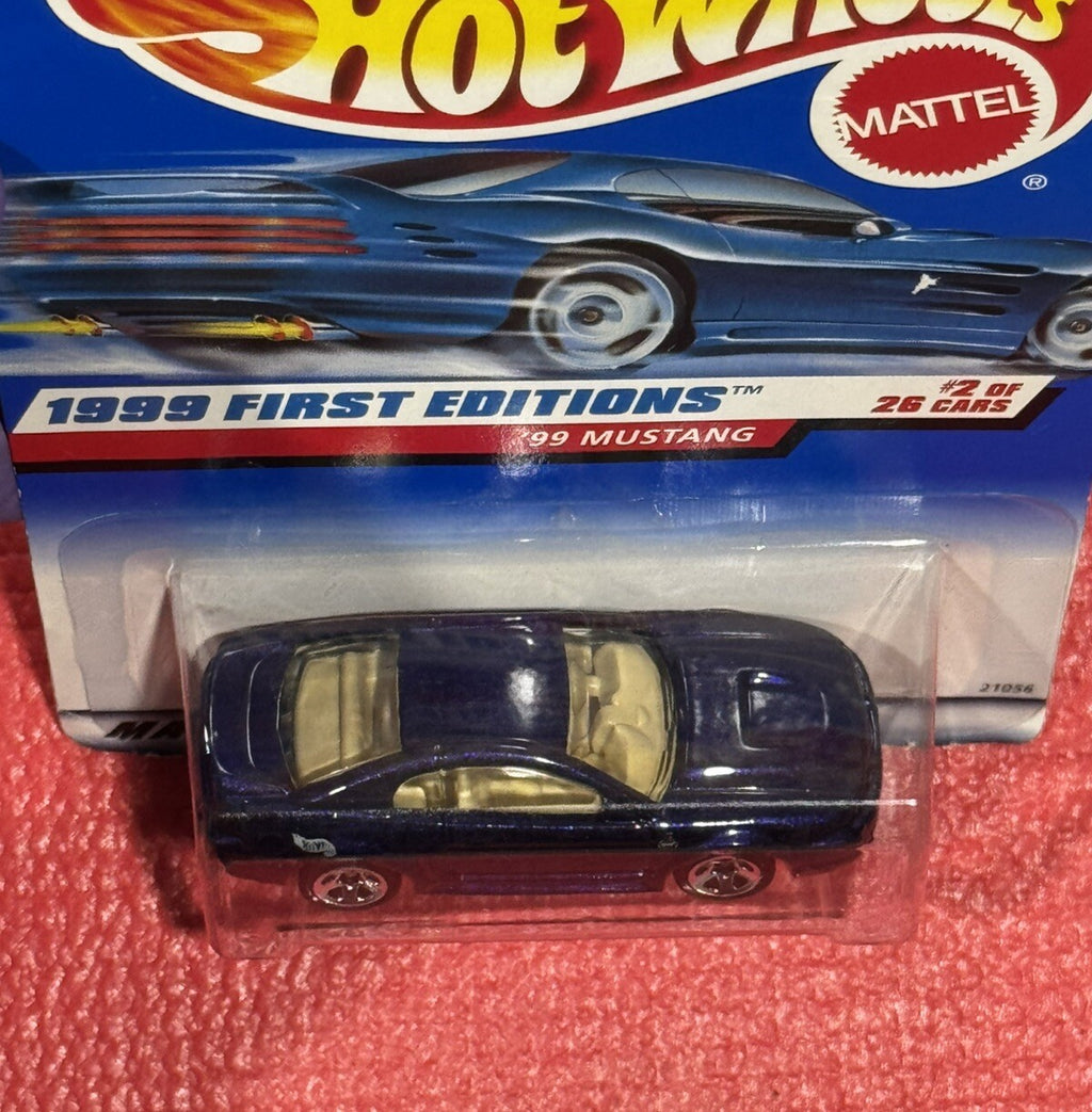 NEW Hot Wheels 1999 First Editions Series 99' Mustang 2 of 26 Mattel Wheels #909